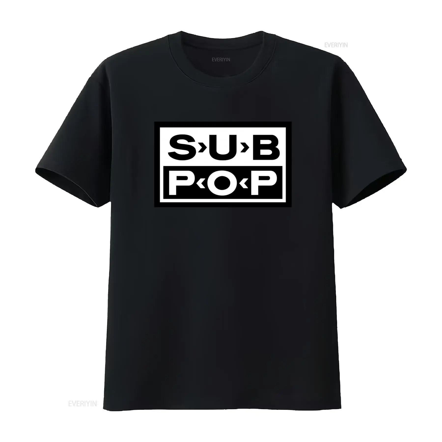 Street Fashion Dance - Koszulka Sub Pop Logo, czarna z