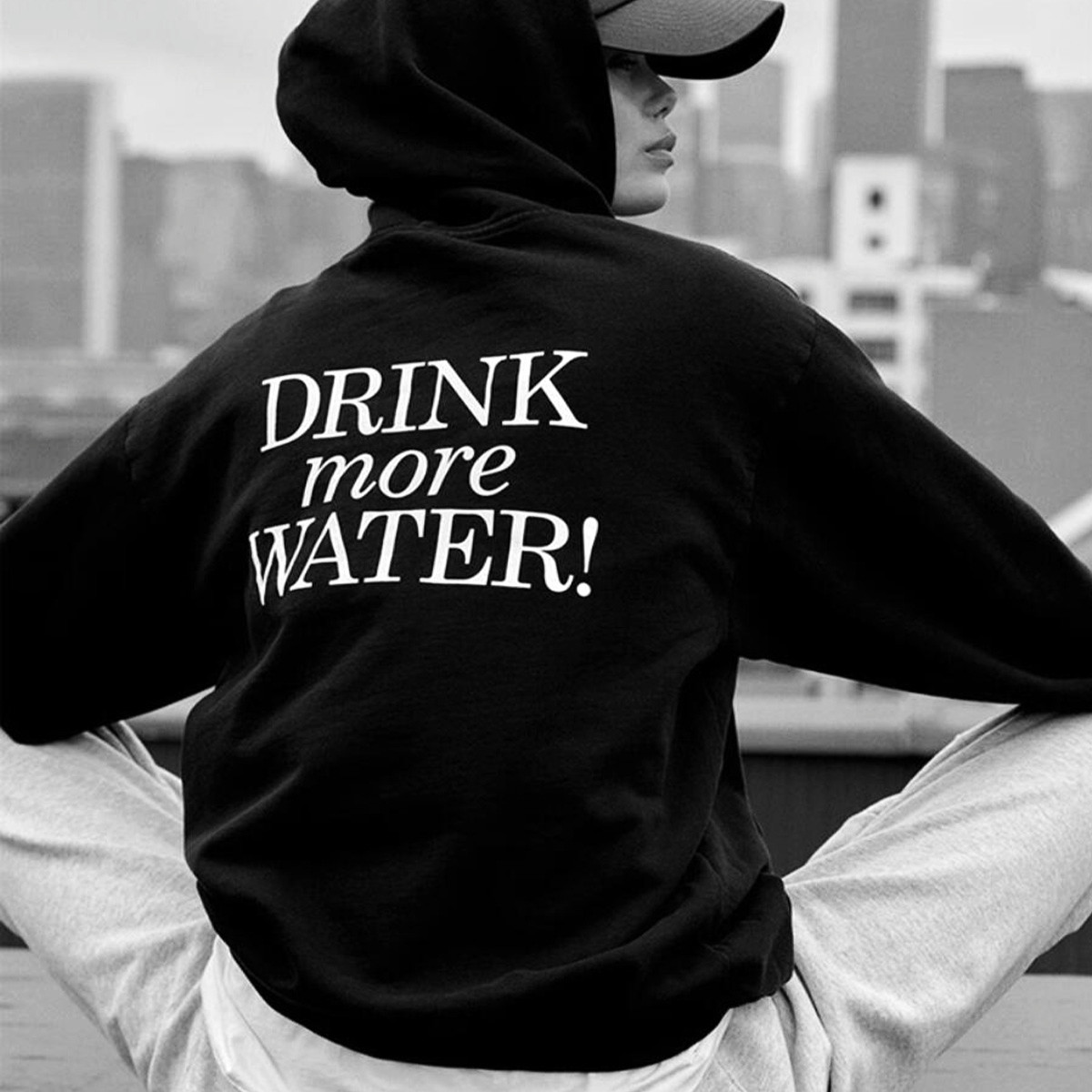 Street Style New York Fashion - Health Club New York Letters Printed
