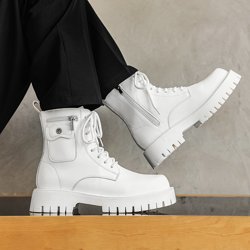 Street Fashion Punk - 2025 Trend Mężczyźni Buty Trampki Outdoor