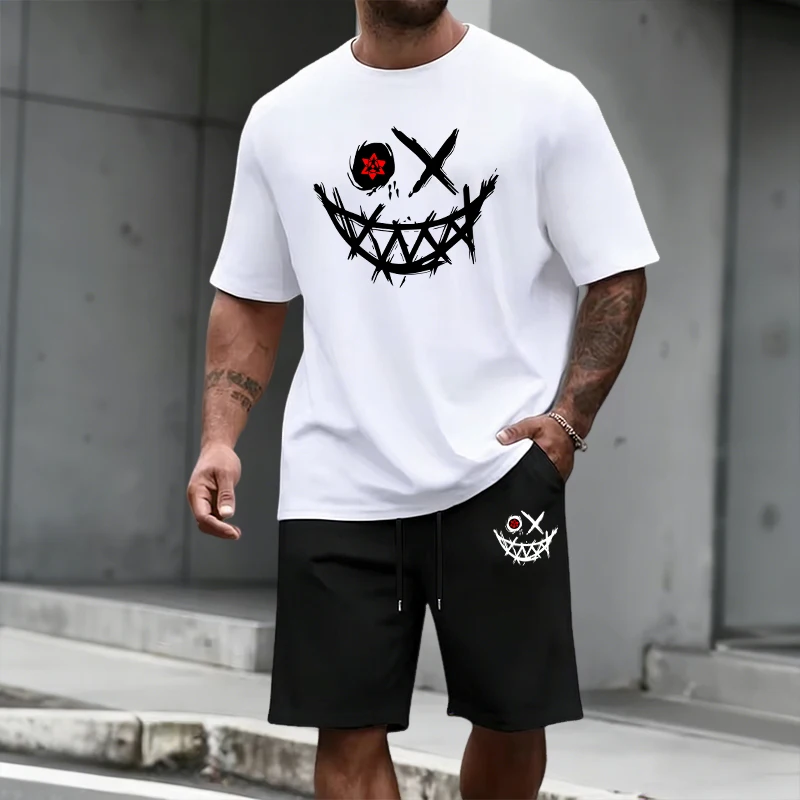 Street Fashion Dance - Męski zestaw na lato 2026: T-shirt