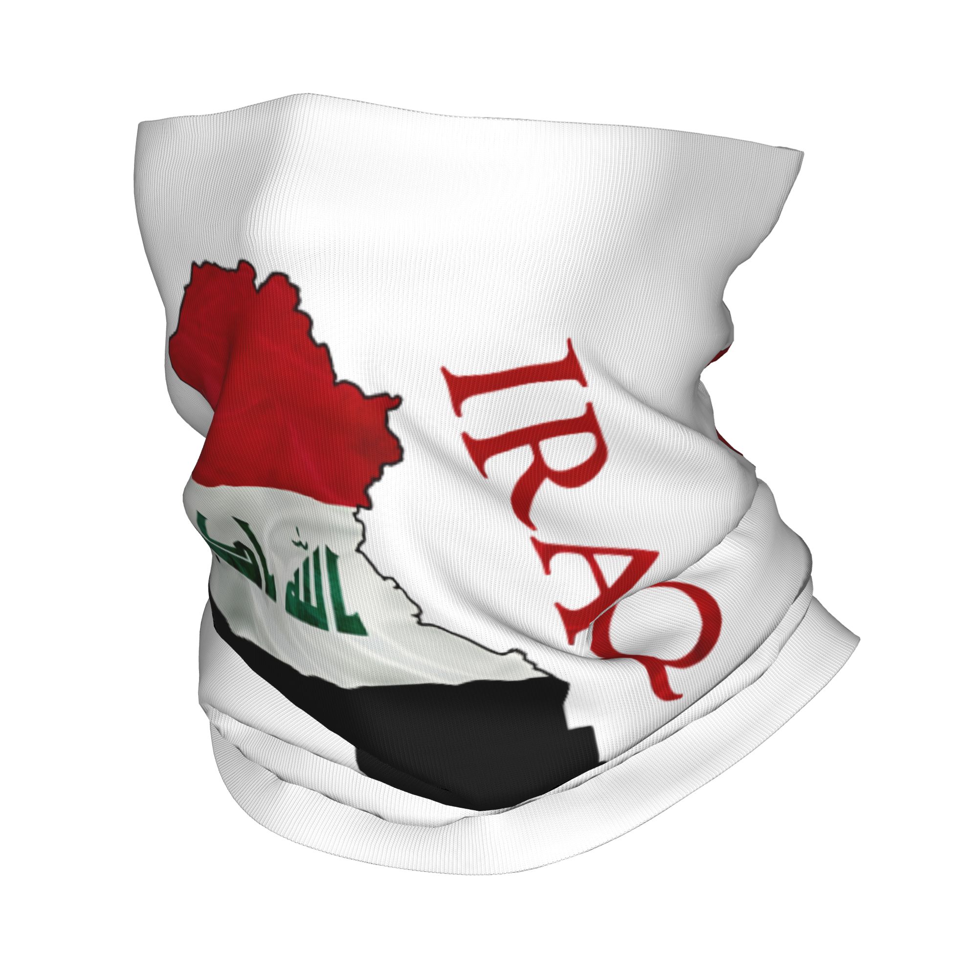 Balaclava Face Mask - Mapa Iraku z flagą, kominiarka z