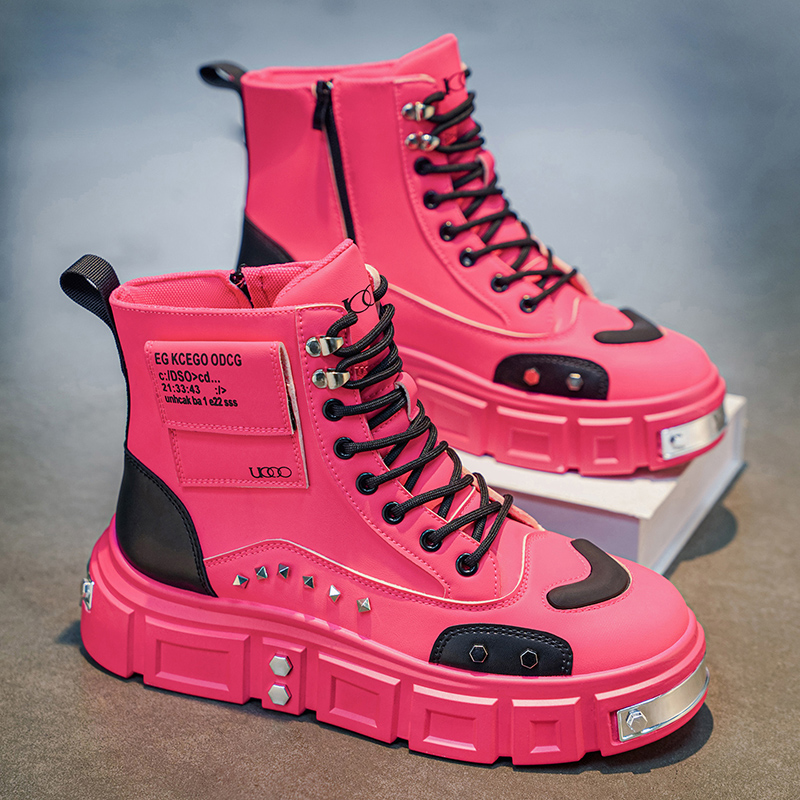 Street Fashion Punk - Wygodne i oddychające męskie buty typu