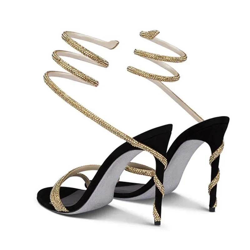 Street Fashion Shoes - Eilyken Fashion Crystal Stiletto High Heels