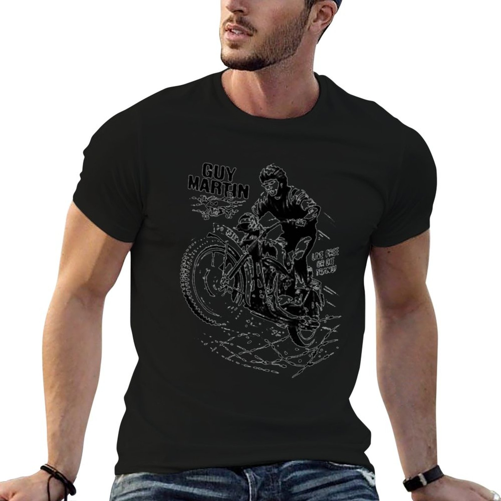 Street Fashion For Short Guys - Koszulka Guy Martin The Legendary Isle