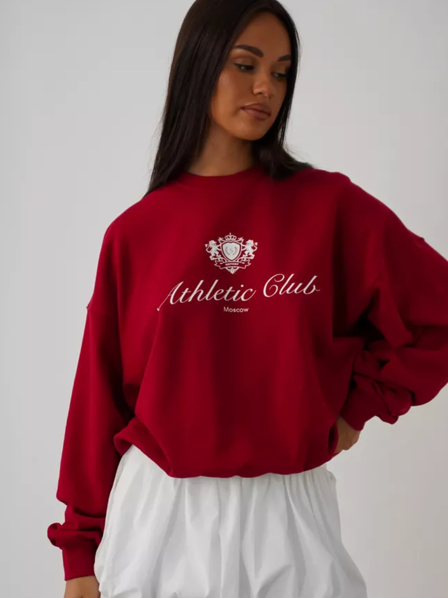 Street Fashion Moscow - Bluza z herbem Klubu Atletycznego Moskwa: