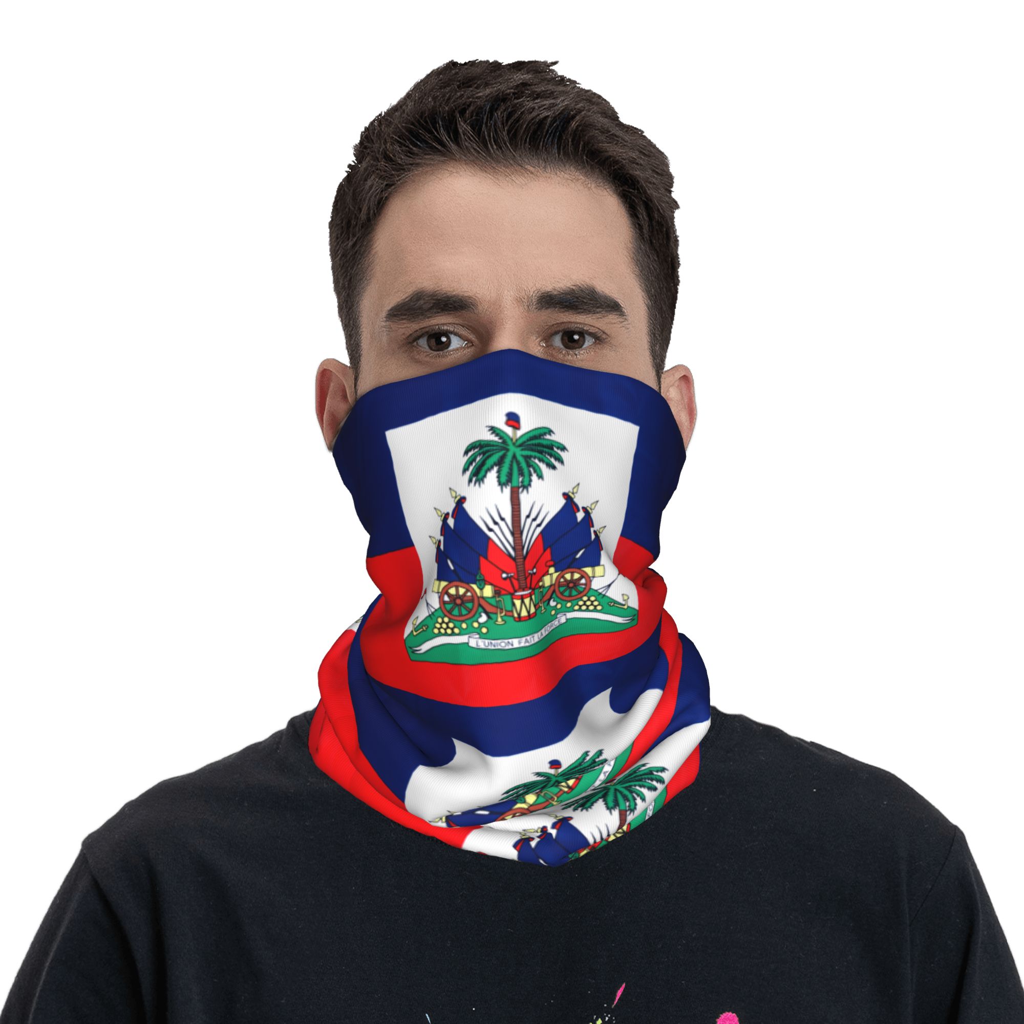 Balaclava Face Mask - Kominiarka sportowa na zewnątrz z flagą