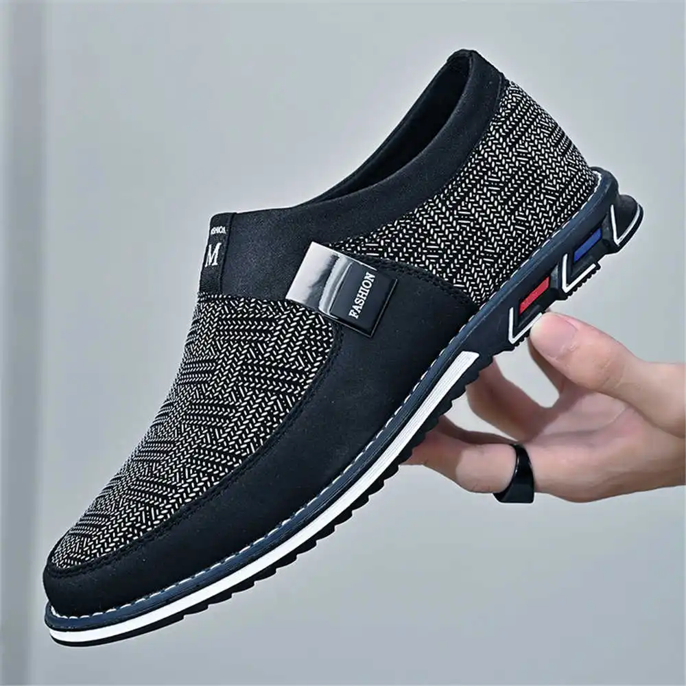 Street Fashion For Short Guys - Ciemnoniebieskie 44-45 Letnie buty Wyprzedaż Walking