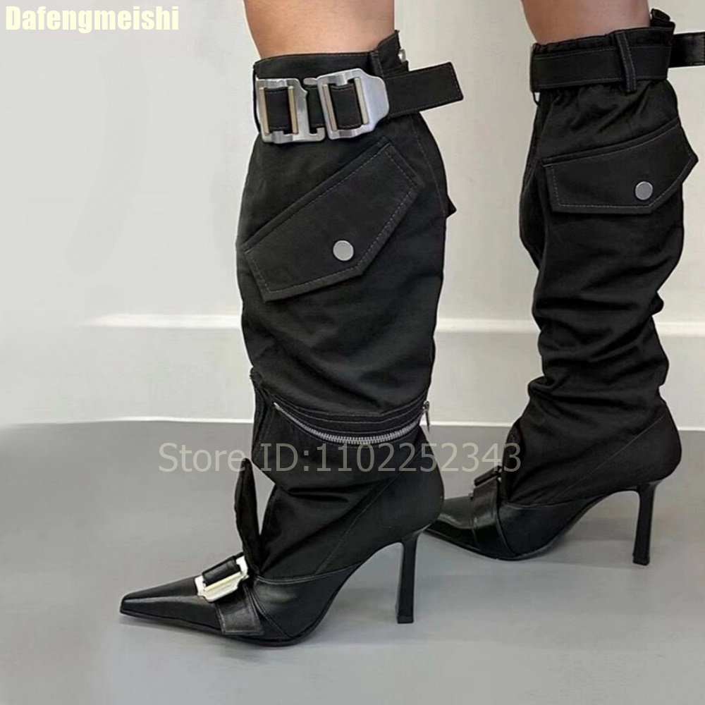 Street Fashion Rome - Botki damskie za kolano na jesień