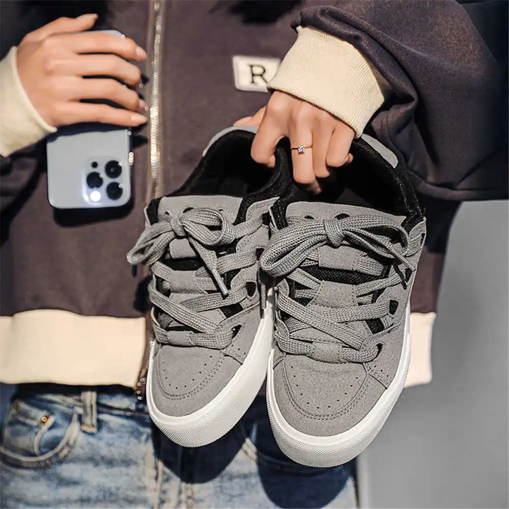 Street Fashion Vietnam - Ze sznurowaniem Hiphopowe damskie buty szkolne