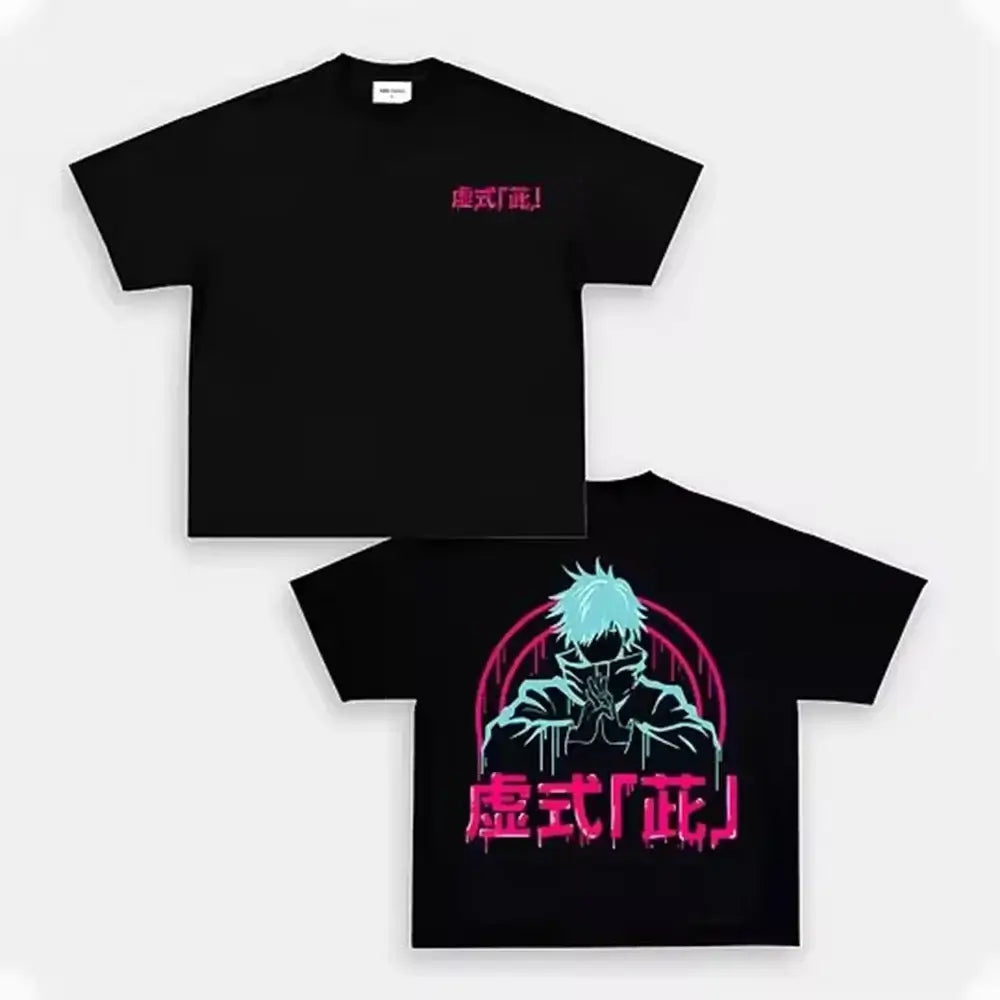 Street Fashion Of Japan - Koszulka Jujutsu Kaisen z grafiką anime,