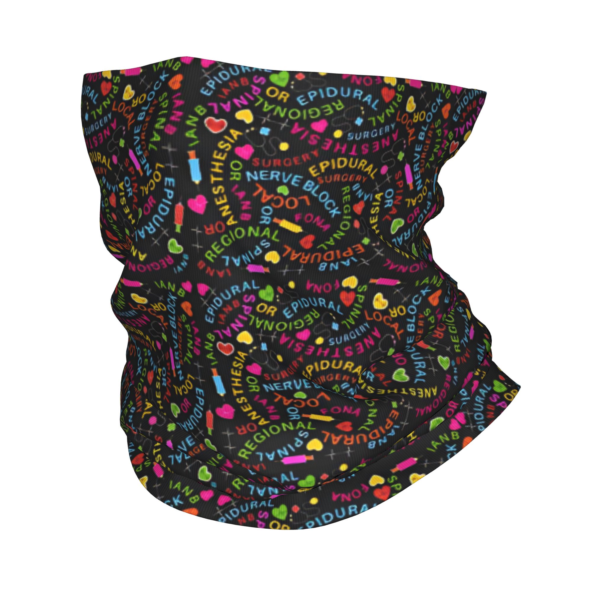 Balaclava Face Mask - Anestezja Anestezjologia Medyczna Bandana Komin Ochraniacz