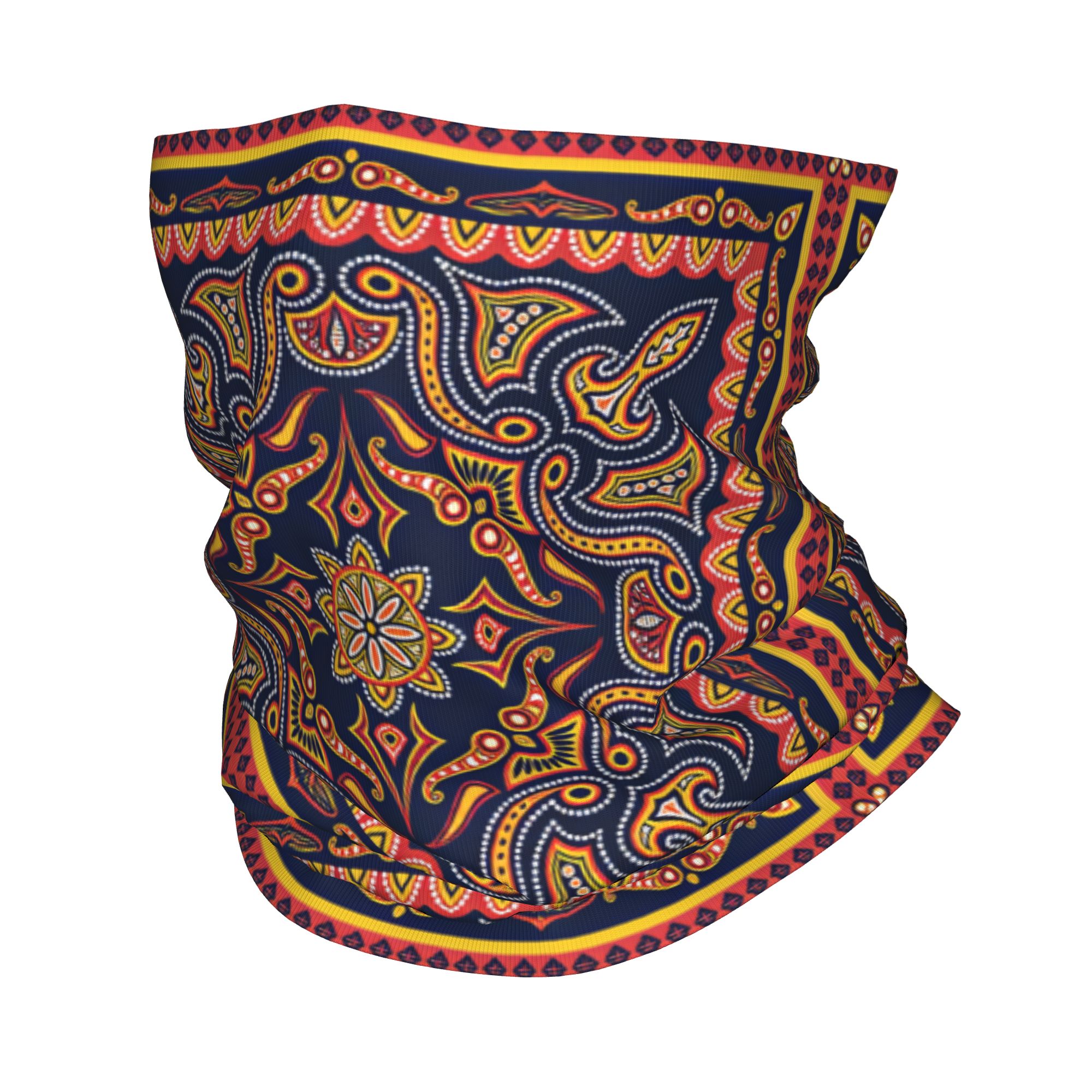 Balaclava Face Mask - Kominiarka etniczna w kropki, z motywem