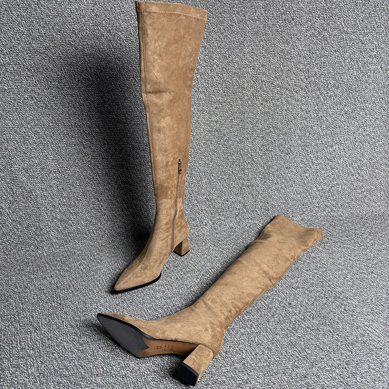 Zimowe buty damskie za kolano  – Street Fashion Rome recenzja i cena