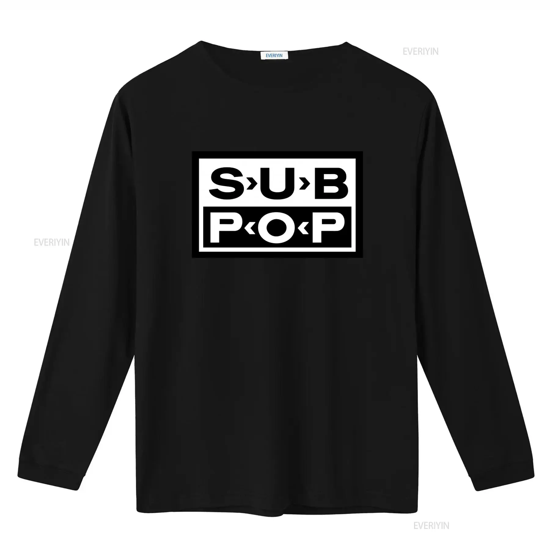 Koszulka Sub Pop Logo, czarna  – Street Fashion Dance recenzja i cena