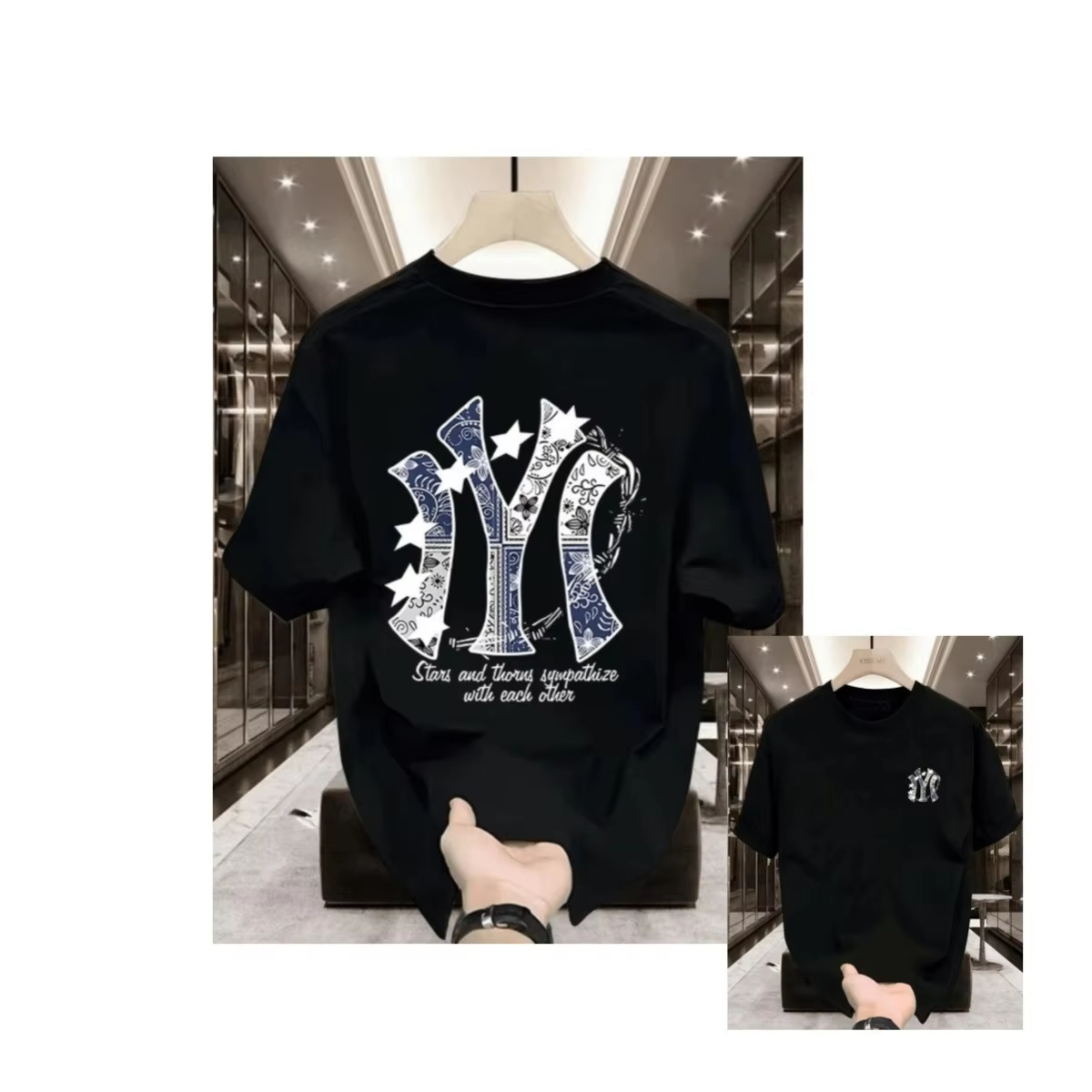 Modna koszulka sportowa z logo – Street Fashion Brand Logo recenzja i cena