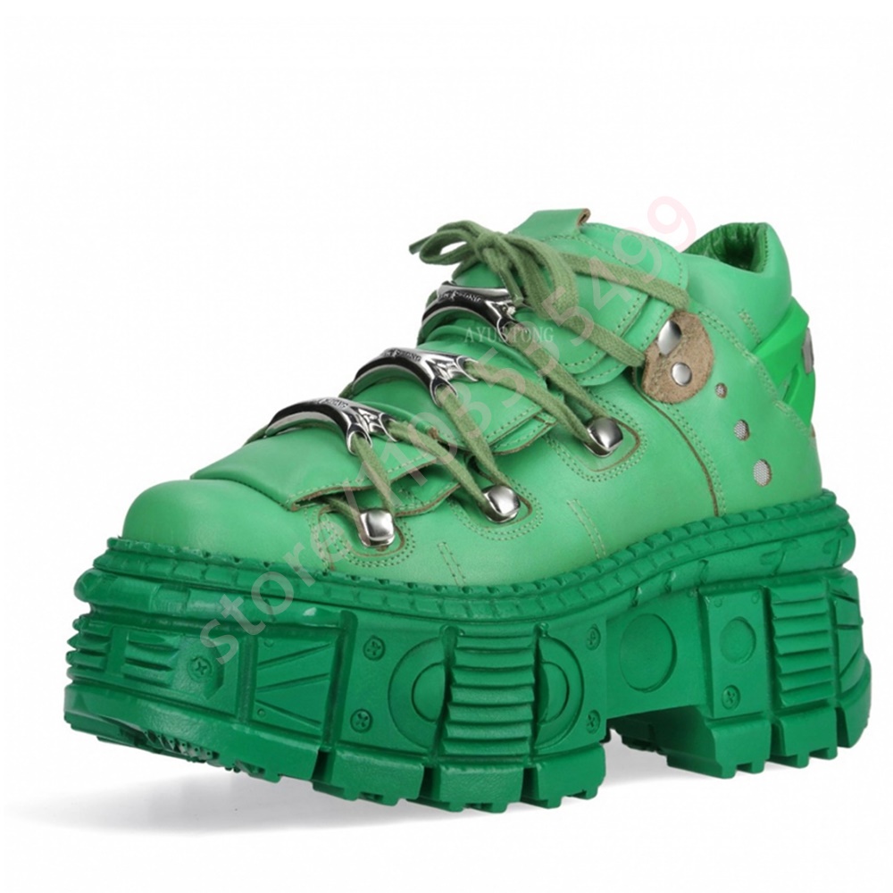 Grube Botki Punkowe z Nitami Y – Street Fashion Punk recenzja i cena