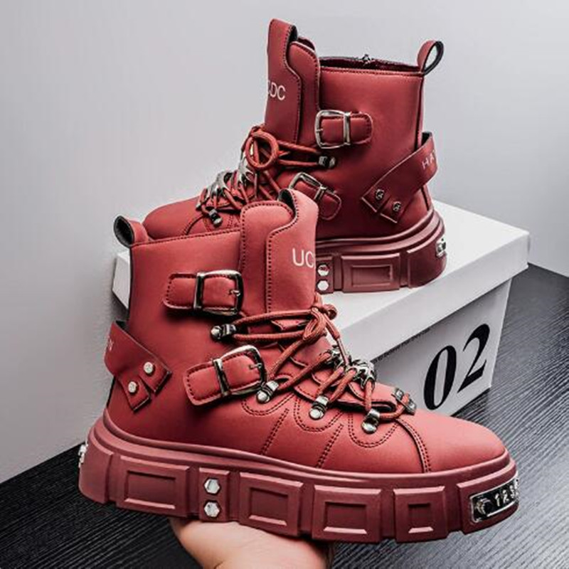 Luksusowe czarne sneakersy męs – Street Fashion Punk recenzja i cena