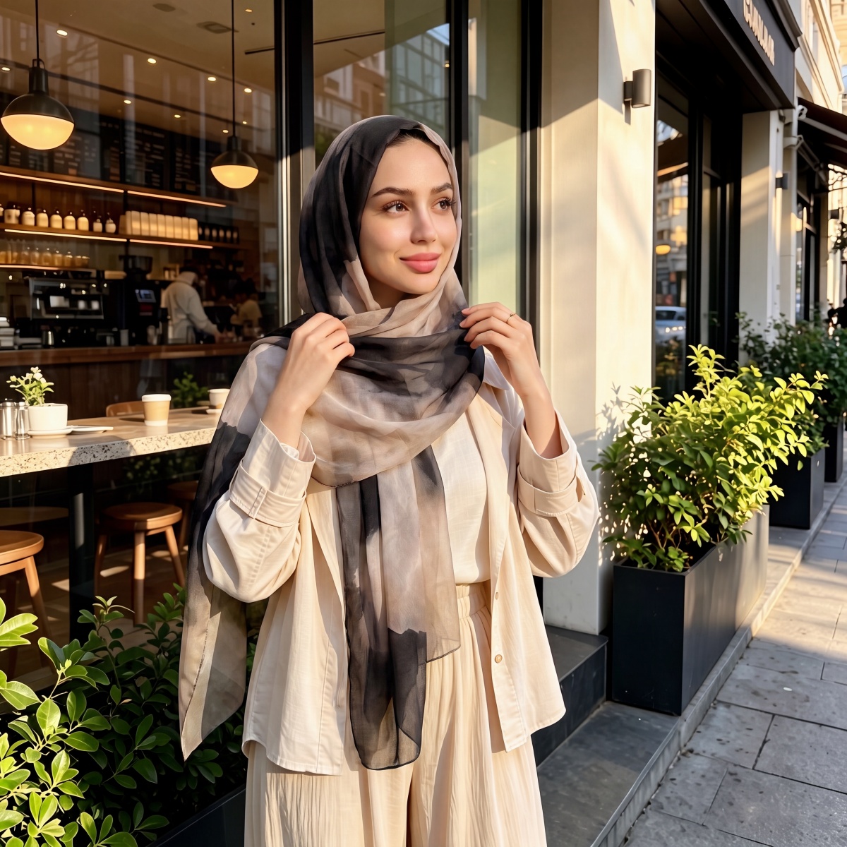 Szal damski z pashminy 2026, b – Street Fashion Hijab recenzja i cena