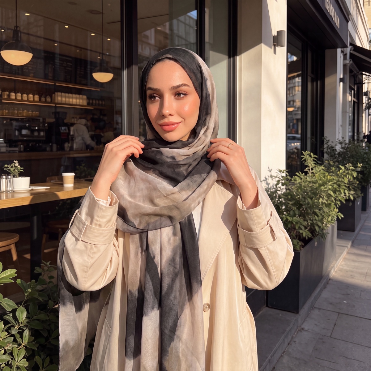 Szal damski z pashminy 2026, b – Street Fashion Hijab recenzja i cena