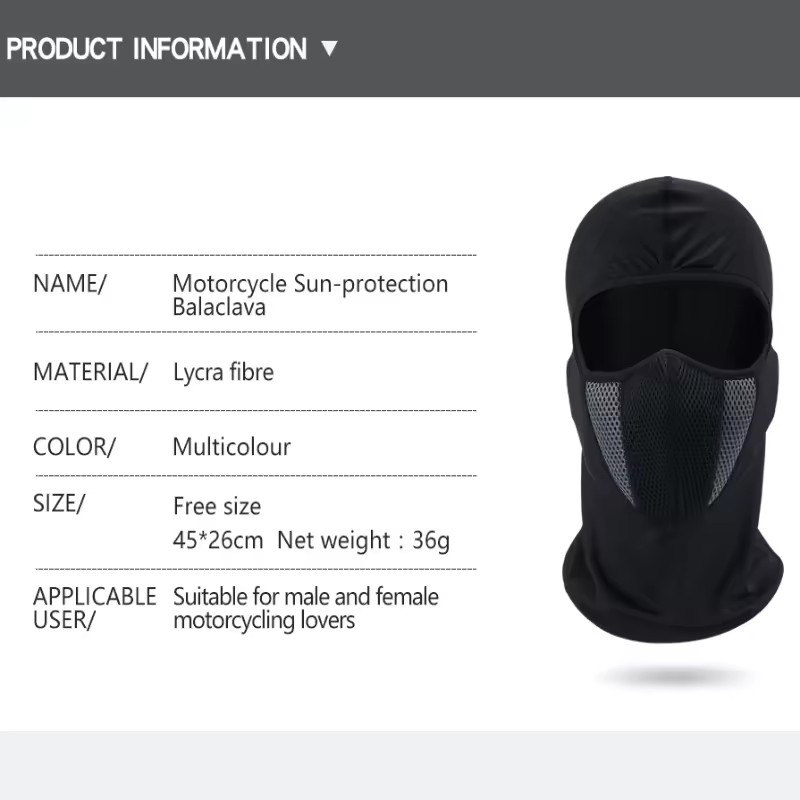 Kompletna maska na twarz rower – Balaclava Face Mask recenzja i cena