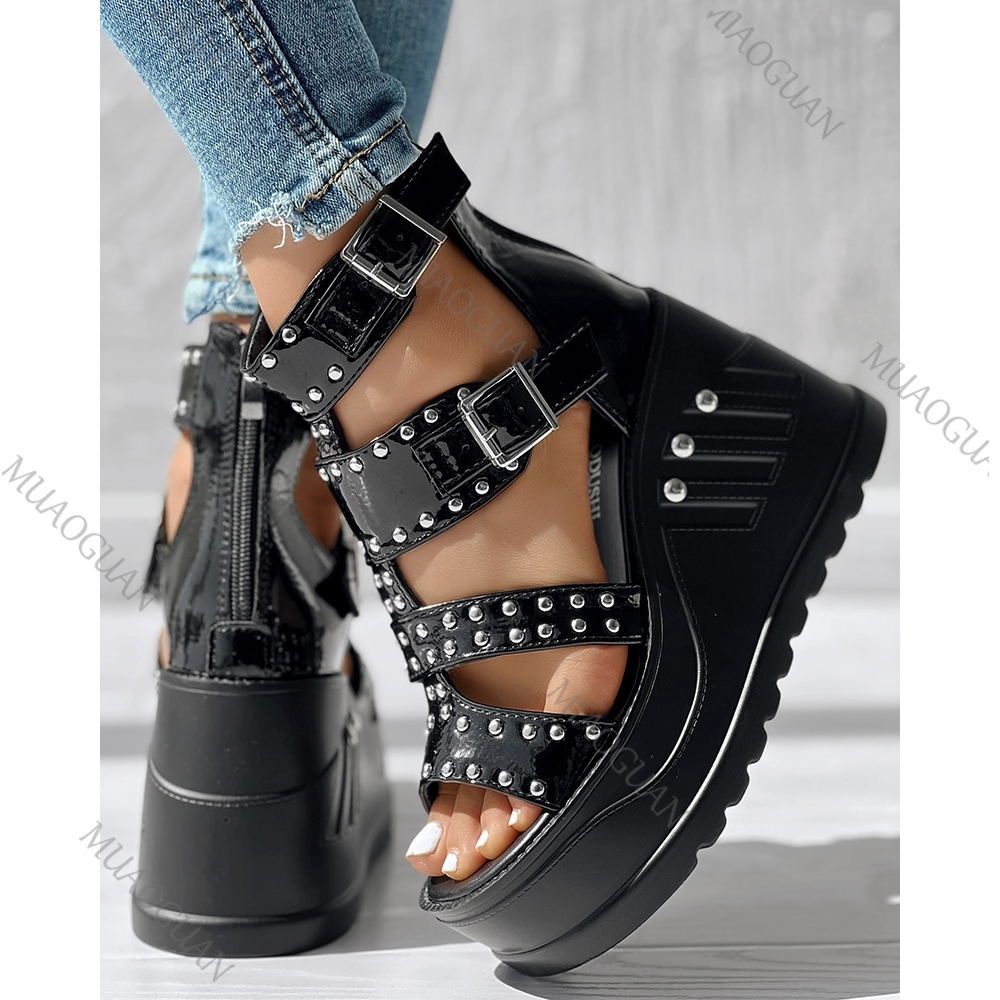 Damskie sandały z odkrytymi pa – Street Fashion Shoes recenzja i cena