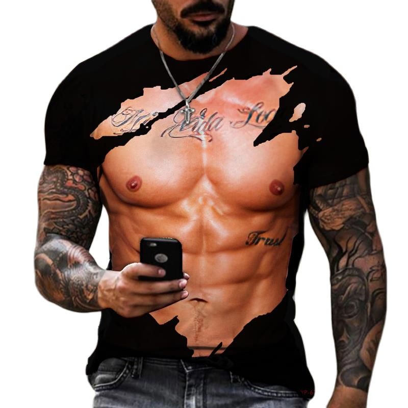 Letnia moda męska 3D drukowane – Street Fashion For Short Guys recenzja i cena