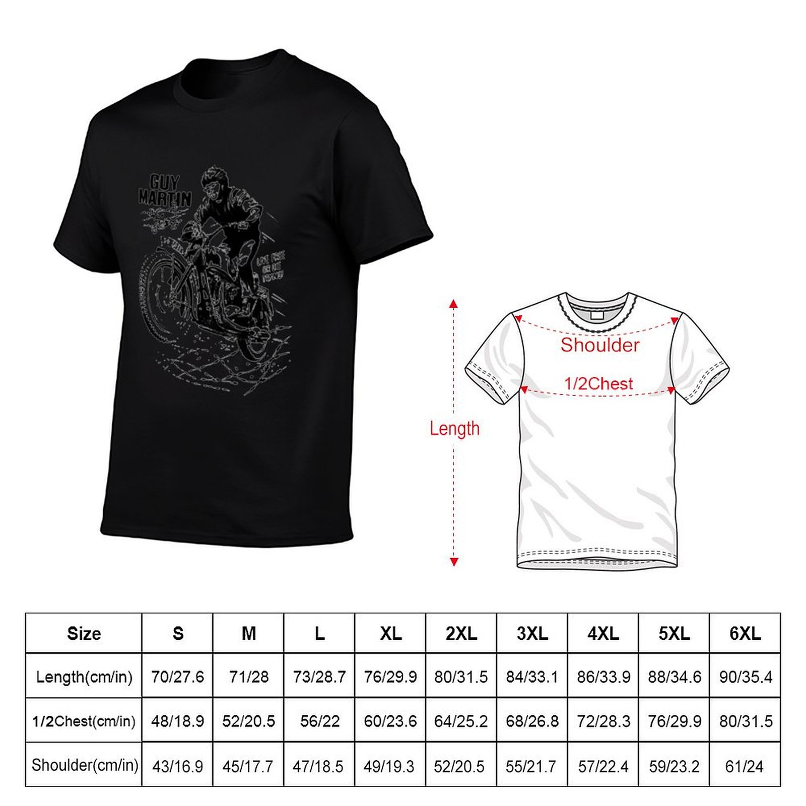 Koszulka Guy Martin The Legend – Street Fashion For Short Guys recenzja i cena