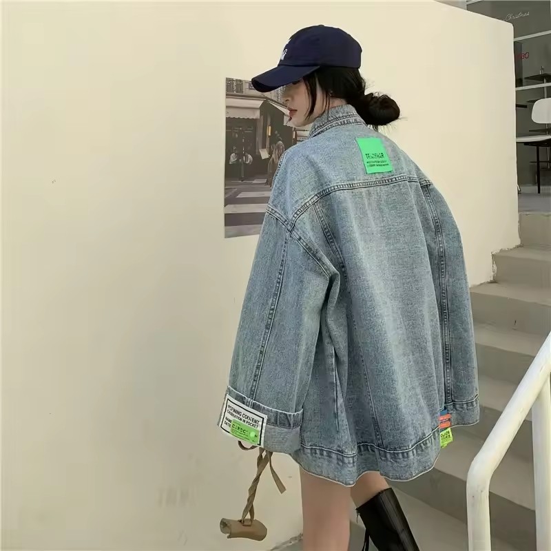 2025 Nowa moda Kurtka dżinsowa – Street Fashion Korea recenzja i cena