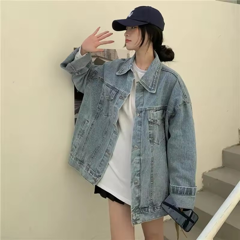 2025 Nowa moda Kurtka dżinsowa – Street Fashion Korea recenzja i cena