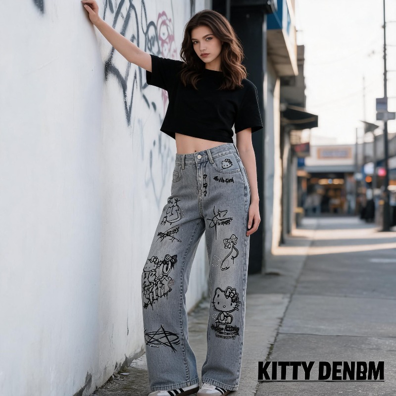 Urocze dżinsy damskie w stylu  – Street Fashion Of Japan recenzja i cena