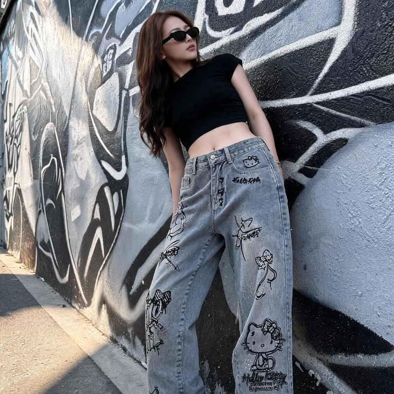 Urocze dżinsy damskie w stylu  – Street Fashion Of Japan recenzja i cena