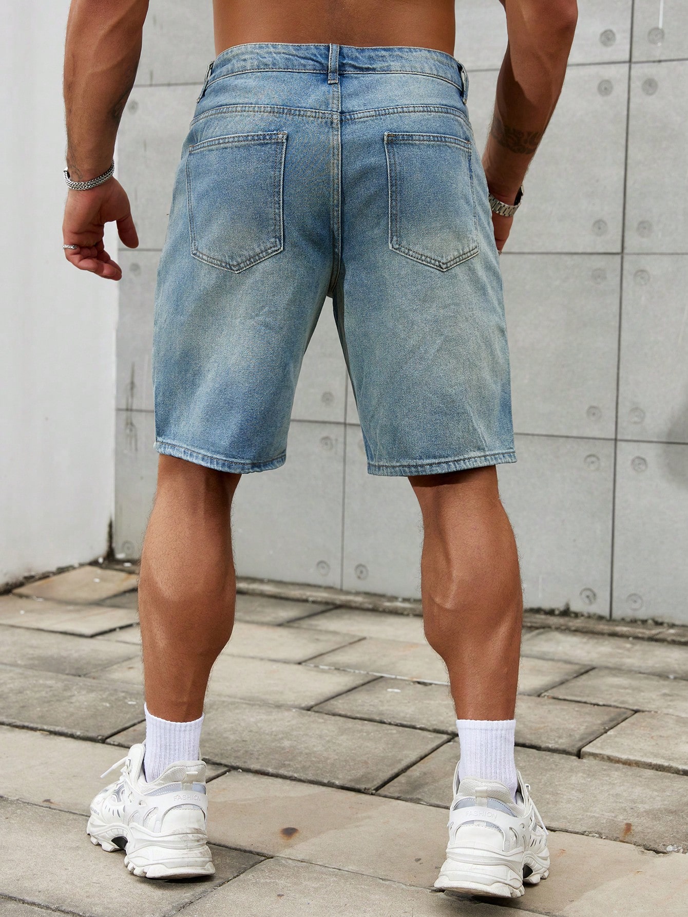 Nowa moda męska podarta krótka – Street Fashion News recenzja i cena