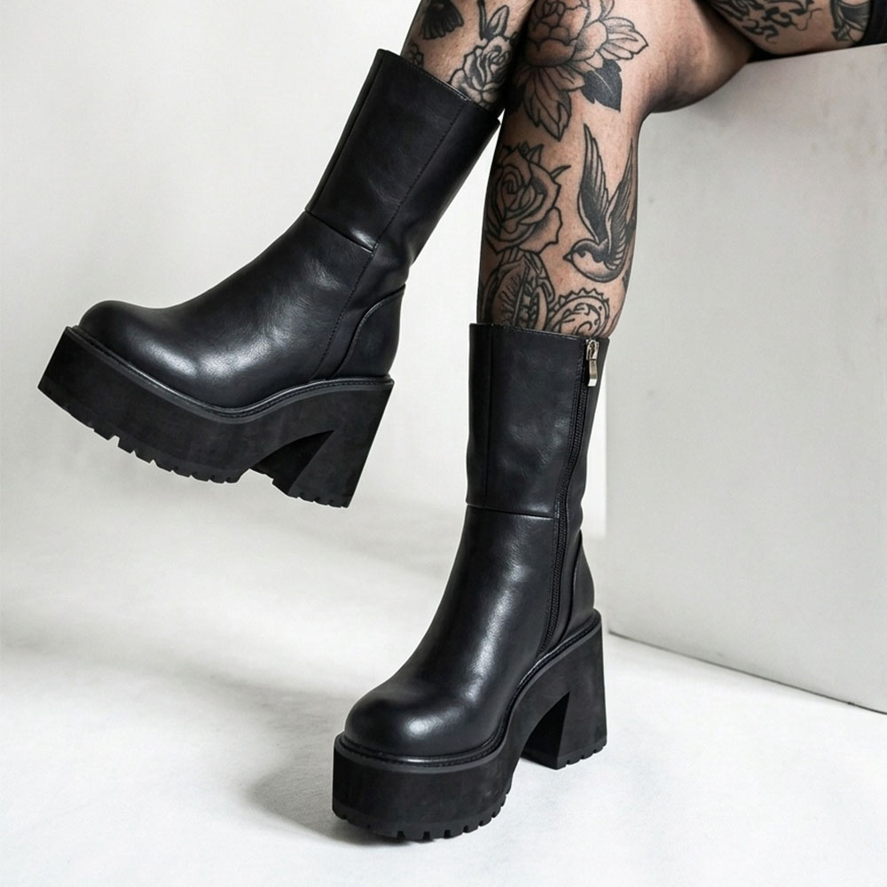 Damskie buty na platformie, bo – Street Fashion Punk recenzja i cena
