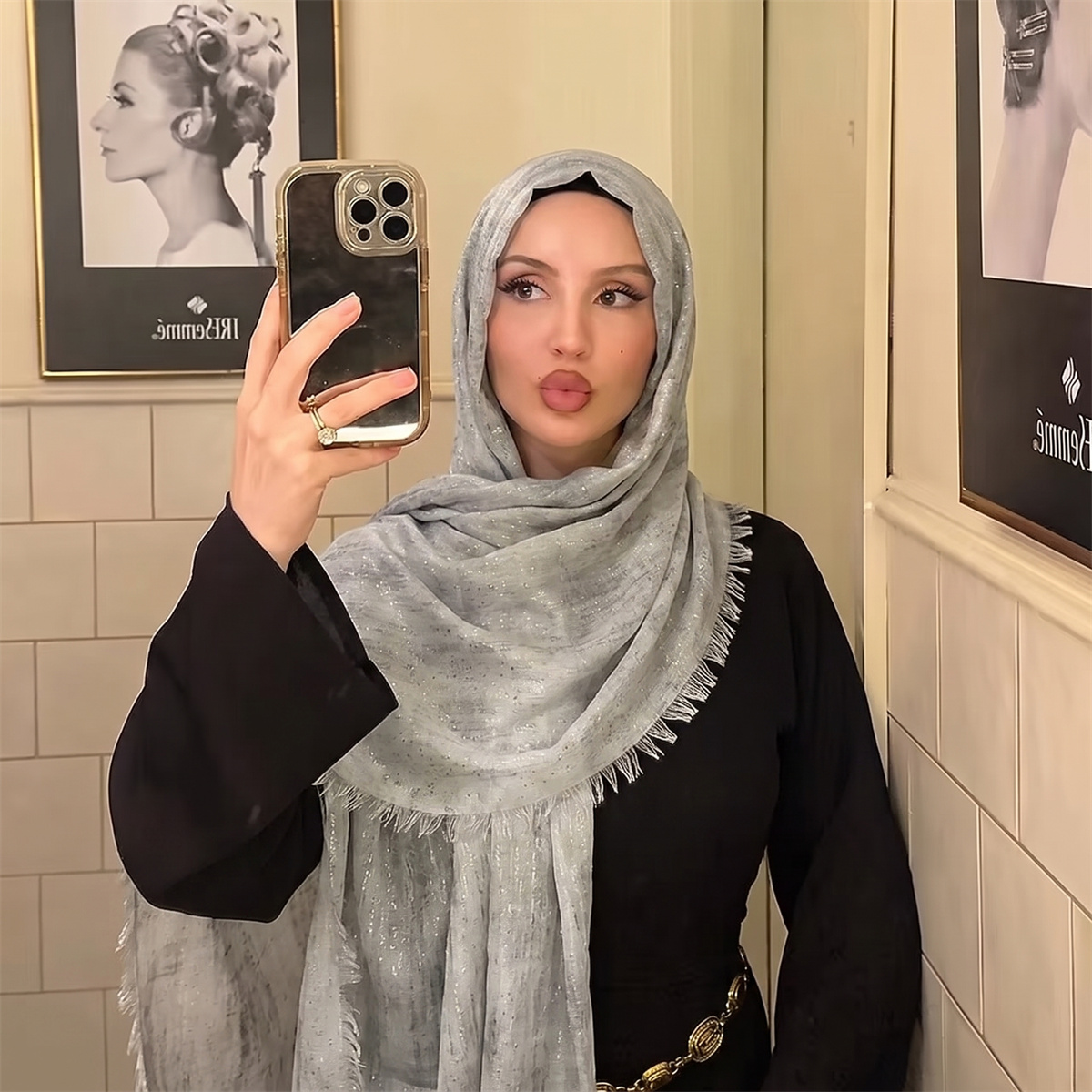 Modna chusta hidżab tie-dye, m – Street Fashion Hijab recenzja i cena