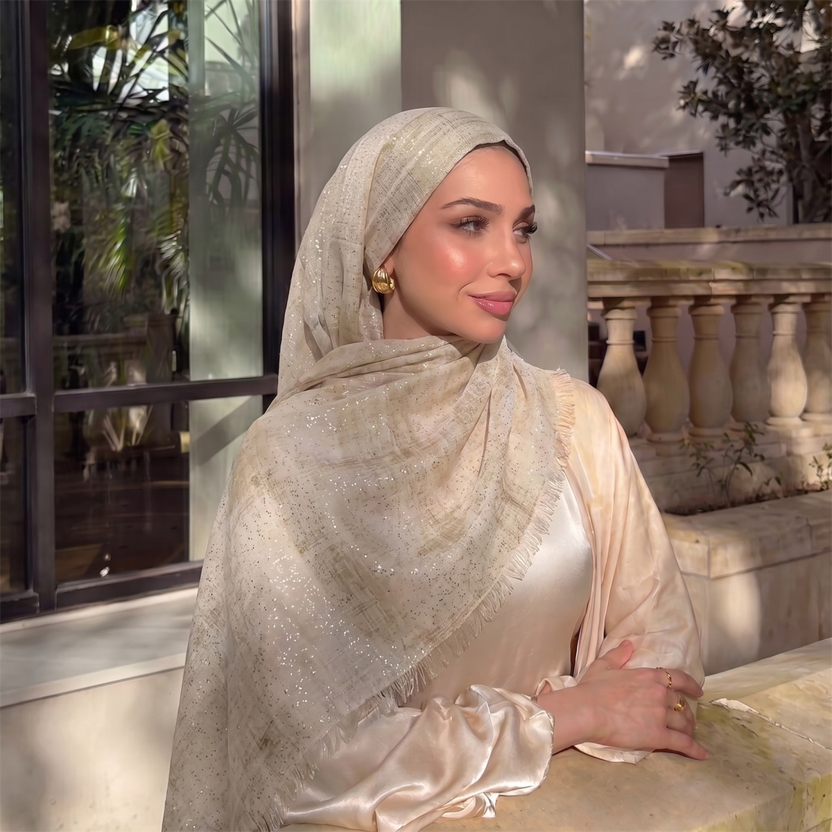 Modna chusta hidżab tie-dye, m – Street Fashion Hijab recenzja i cena