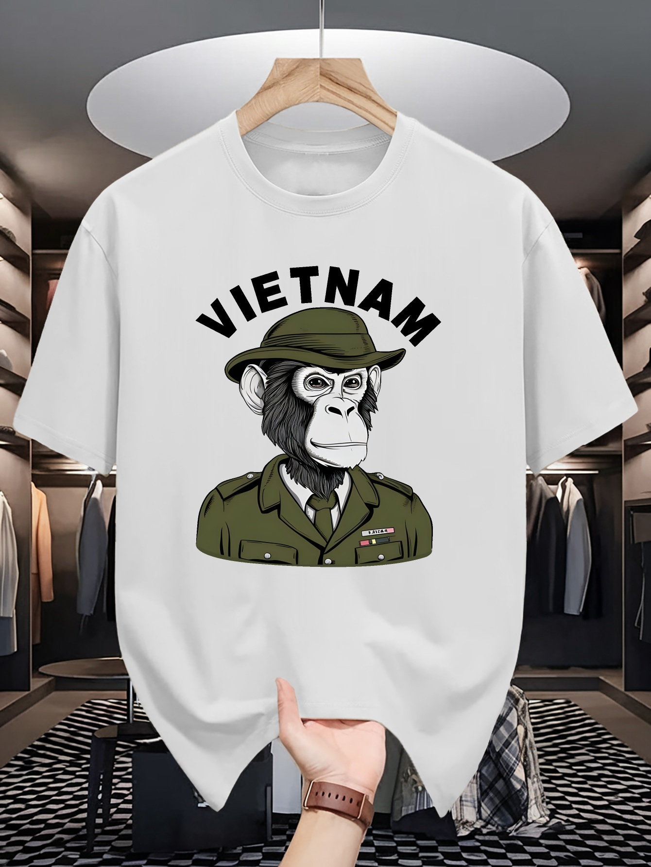 Męska bawełniana koszulka z na – Street Fashion Vietnam recenzja i cena