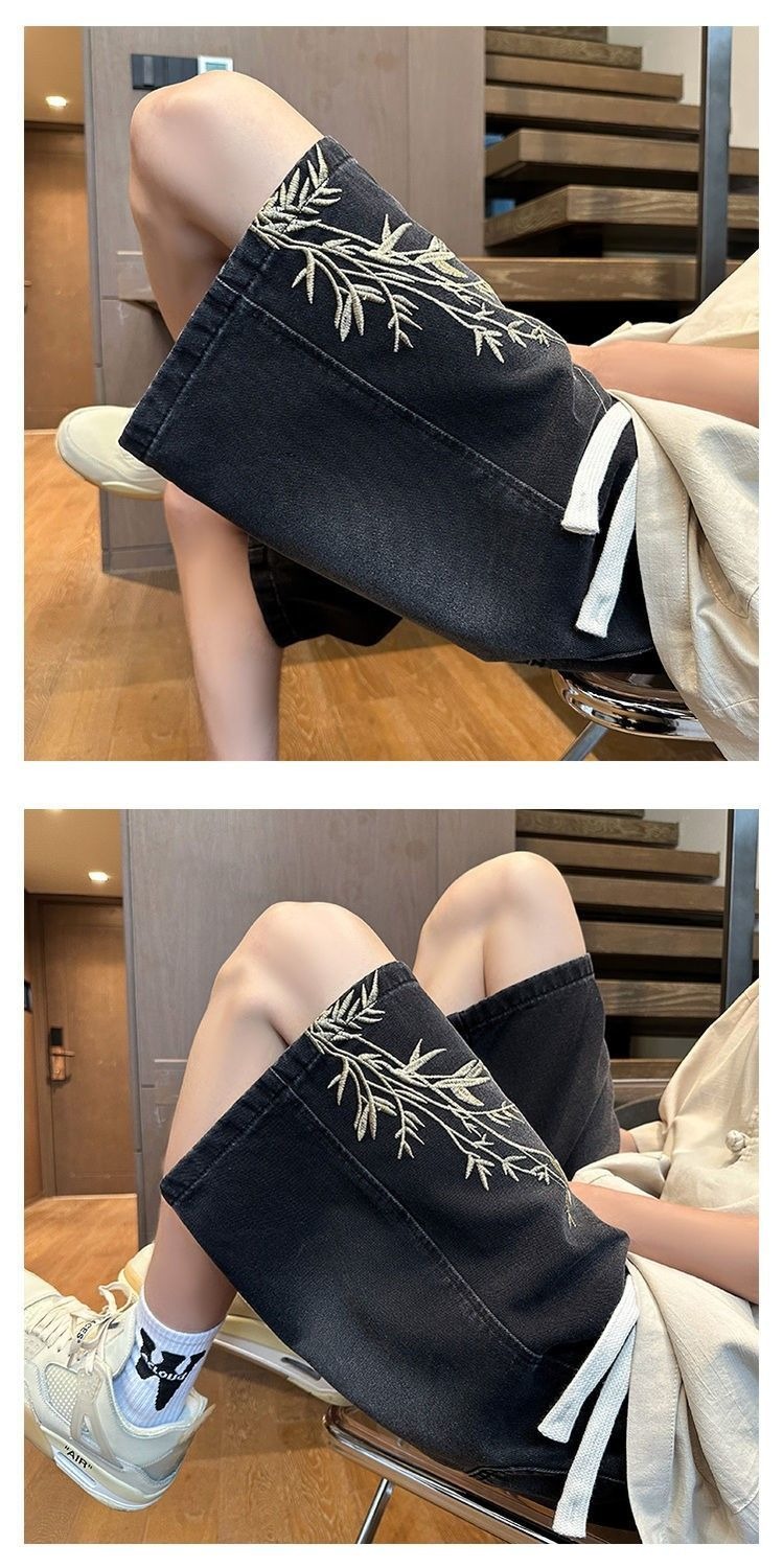Męskie szorty dżinsowe z hafte – Street Fashion News recenzja i cena