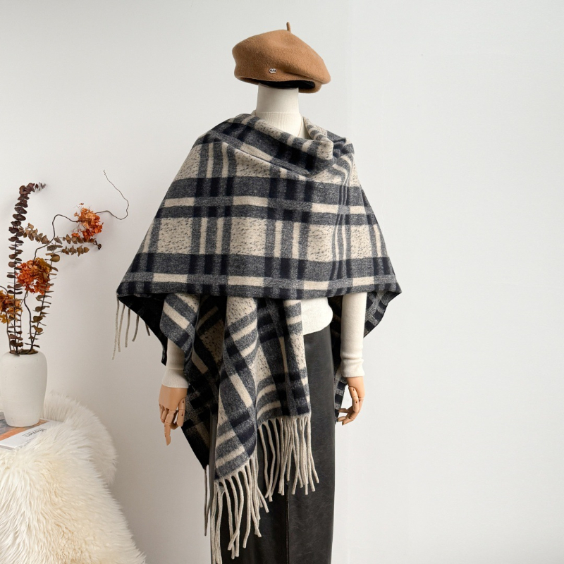 Ciężki szal 750g, poncho w kra – Street Fashion Hijab recenzja i cena