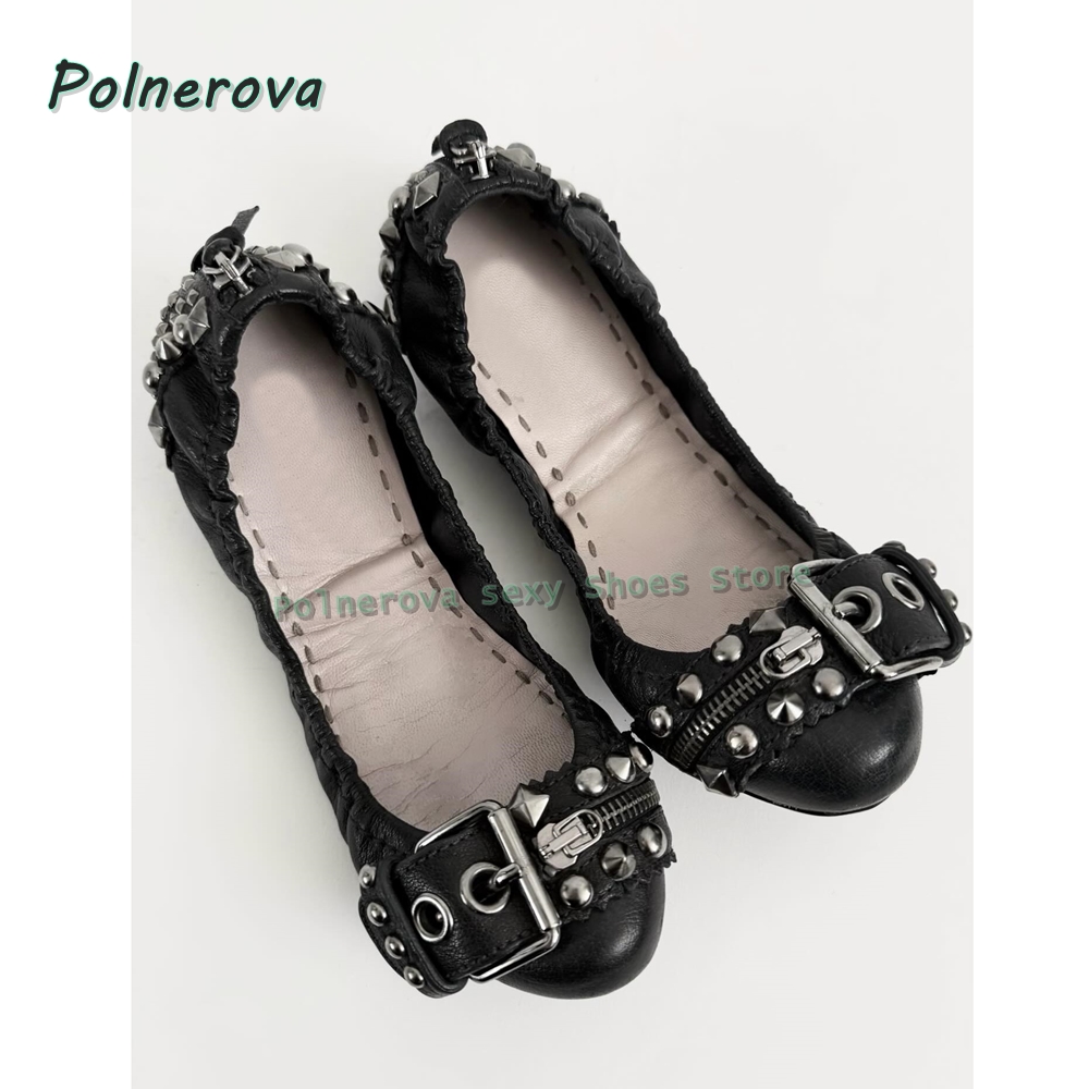 Buty Mary Jane z nitowaną klam – Street Fashion Shoes recenzja i cena