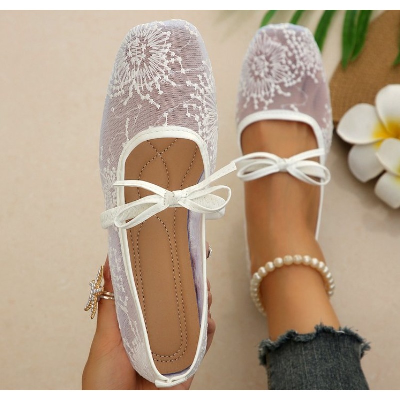 Damskie buty Mary Jane z koron – Street Fashion Rome recenzja i cena