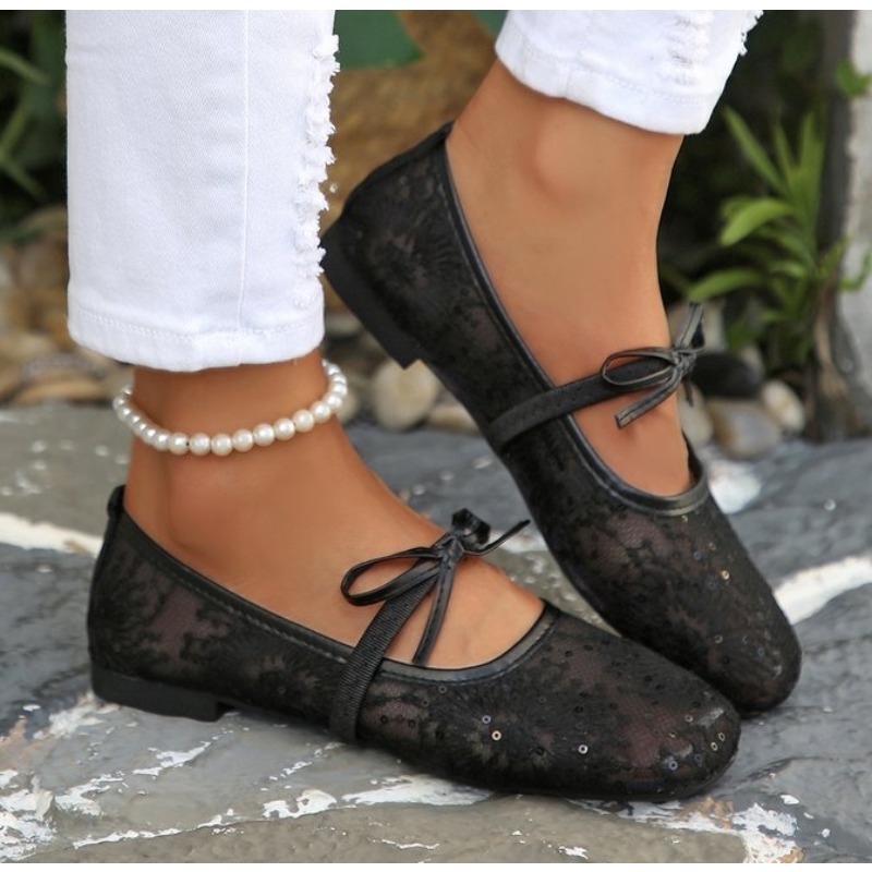 Damskie buty Mary Jane z koron – Street Fashion Rome recenzja i cena