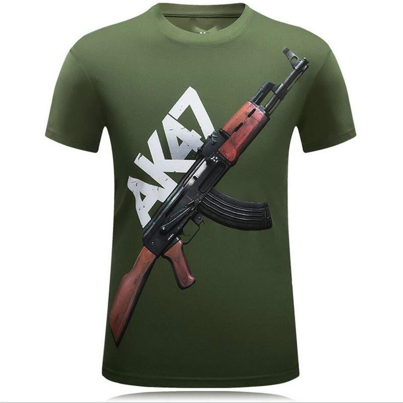 Tough Guy Style 3D Print T-shi – Street Fashion For Short Guys recenzja i cena