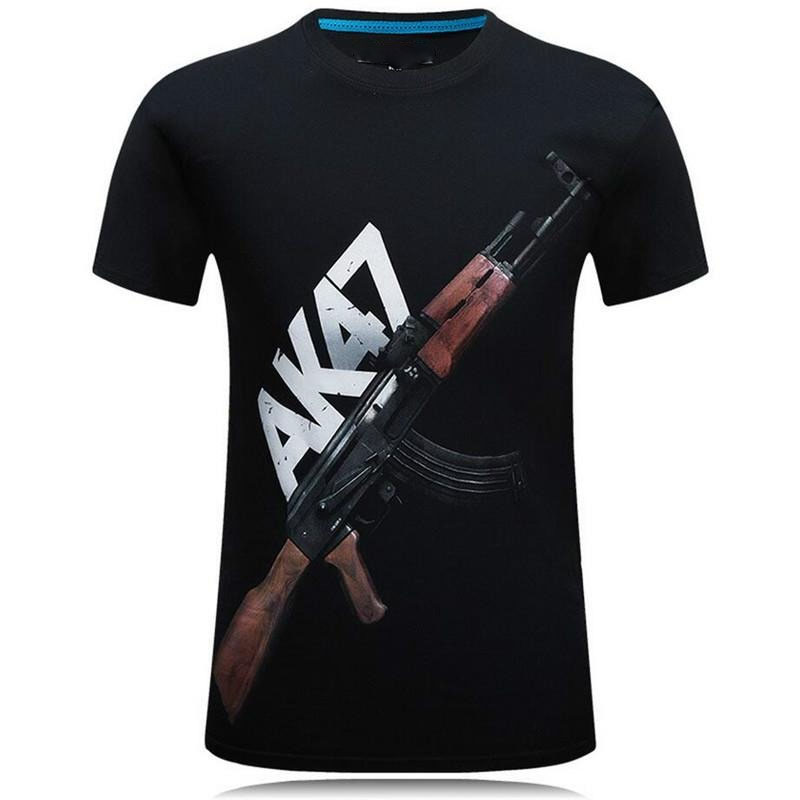 Tough Guy Style 3D Print T-shi – Street Fashion For Short Guys recenzja i cena