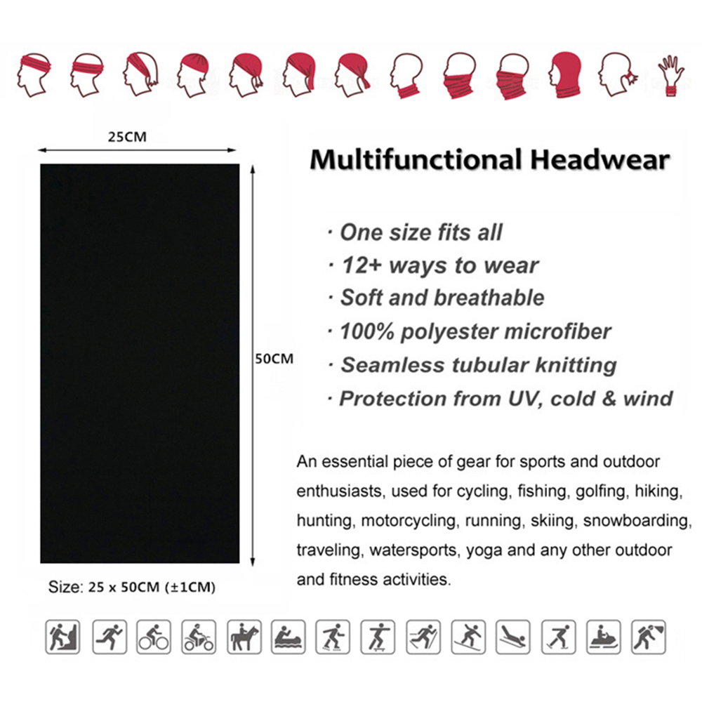 Bezszwowe bandany w jednolitym – Balaclava Face Mask recenzja i cena