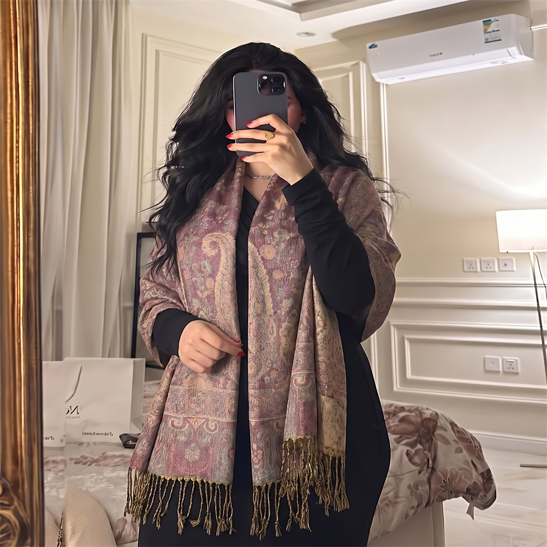 Modna chusta damska z frędzlam – Street Fashion Hijab recenzja i cena