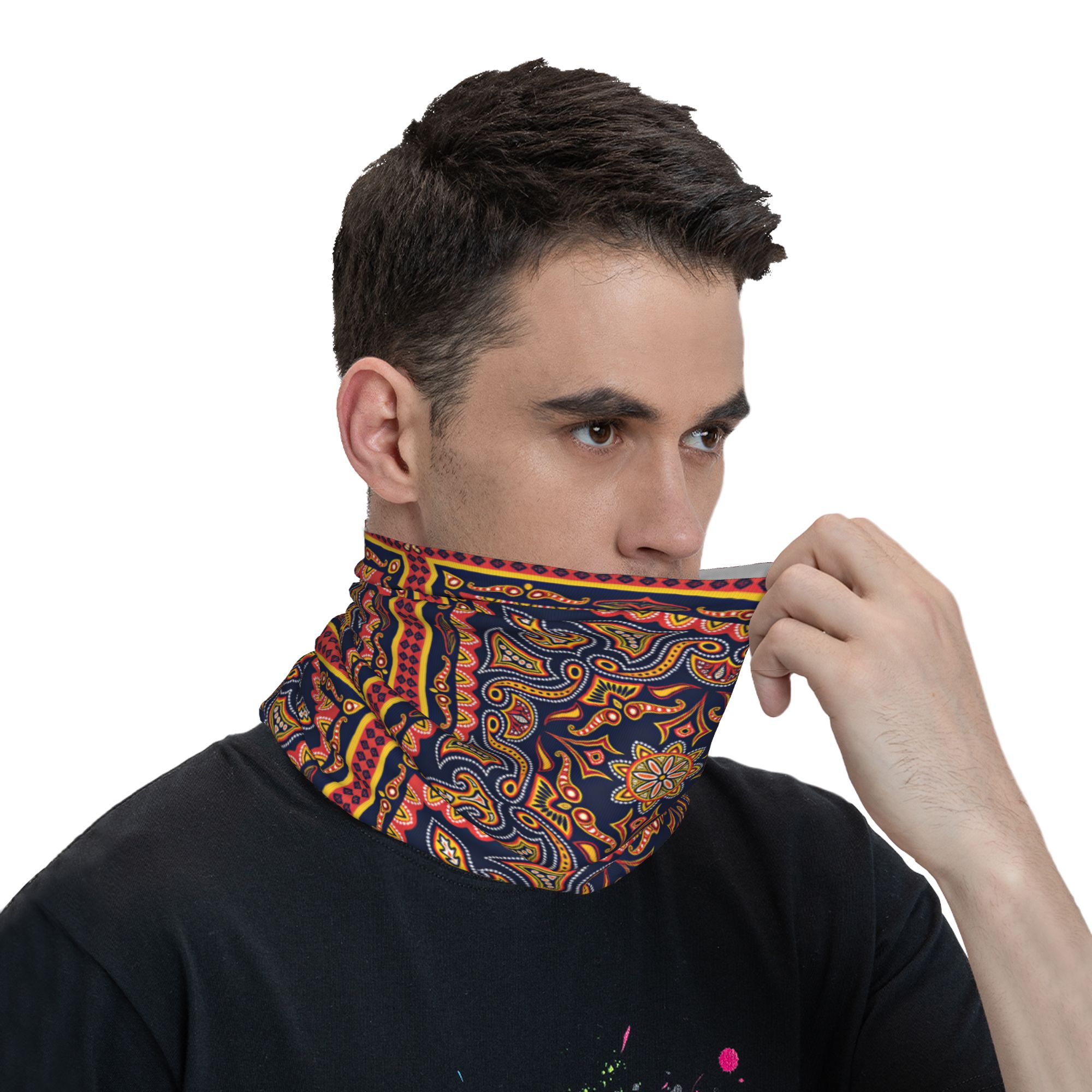 Kominiarka etniczna w kropki,  – Balaclava Face Mask recenzja i cena