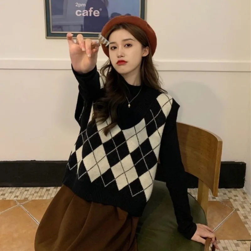 Sweter kamizelki damskie różno – Street Fashion Of Japan recenzja i cena