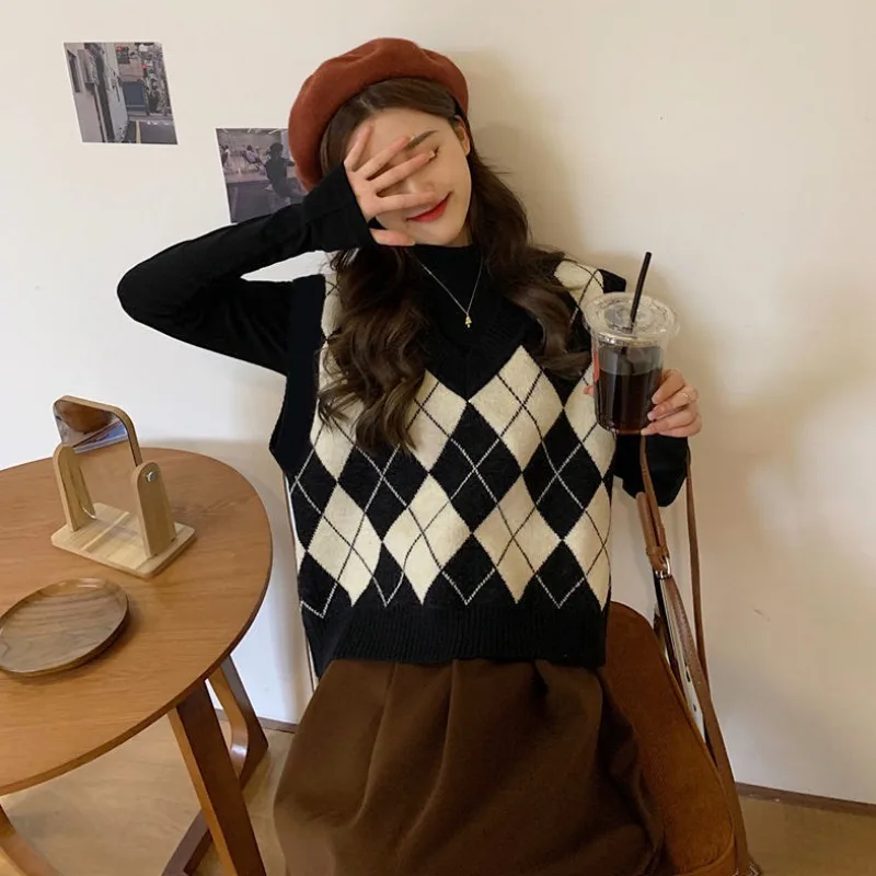 Sweter kamizelki damskie różno – Street Fashion Of Japan recenzja i cena